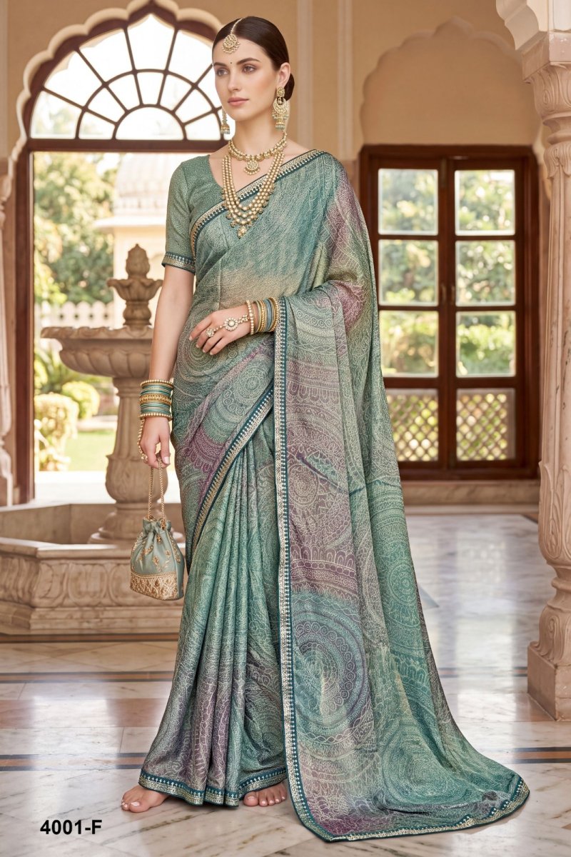 Rama Vol 4 By Vallabhi Brasso Printed Saree 